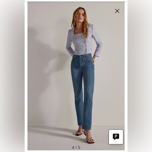 Favorite Daughter Chelsea The Vivi High Waist Straight Leg Jeans